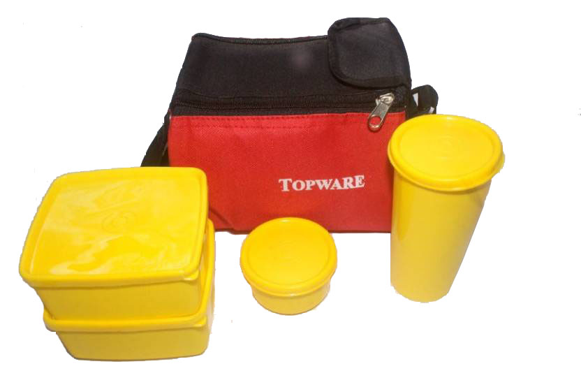 Topware 4 Containers Lunch Box (900 ml) Multicolour